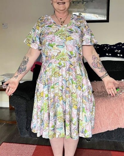 Women's Made for you full circle dress with pockets!