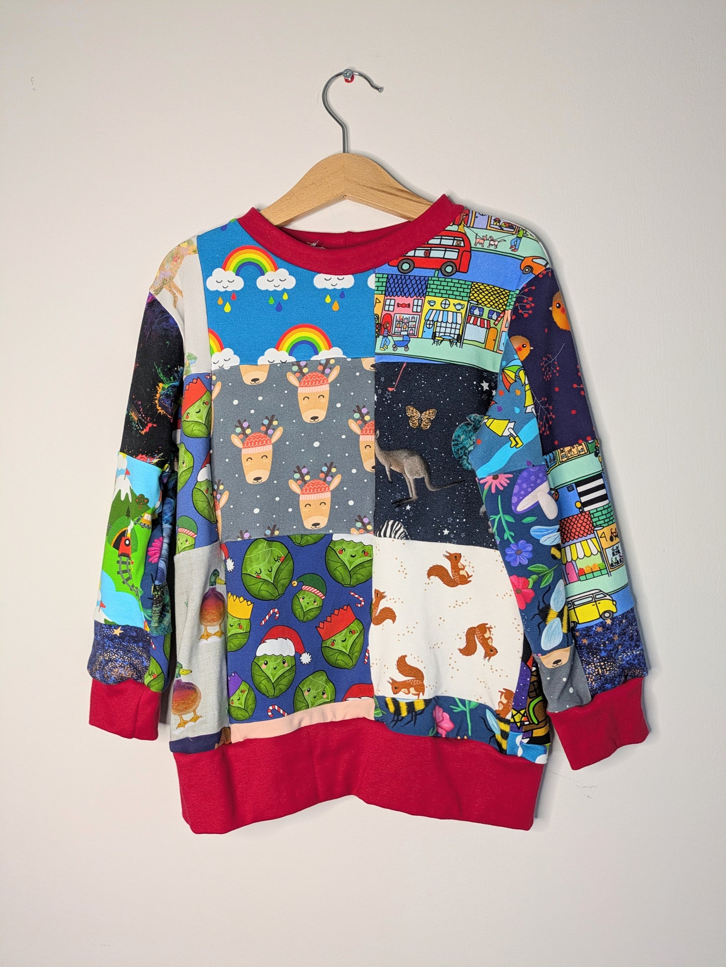 Children's patchwork jumper