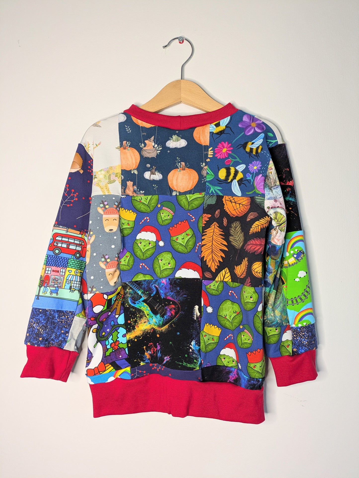 Children's patchwork jumper