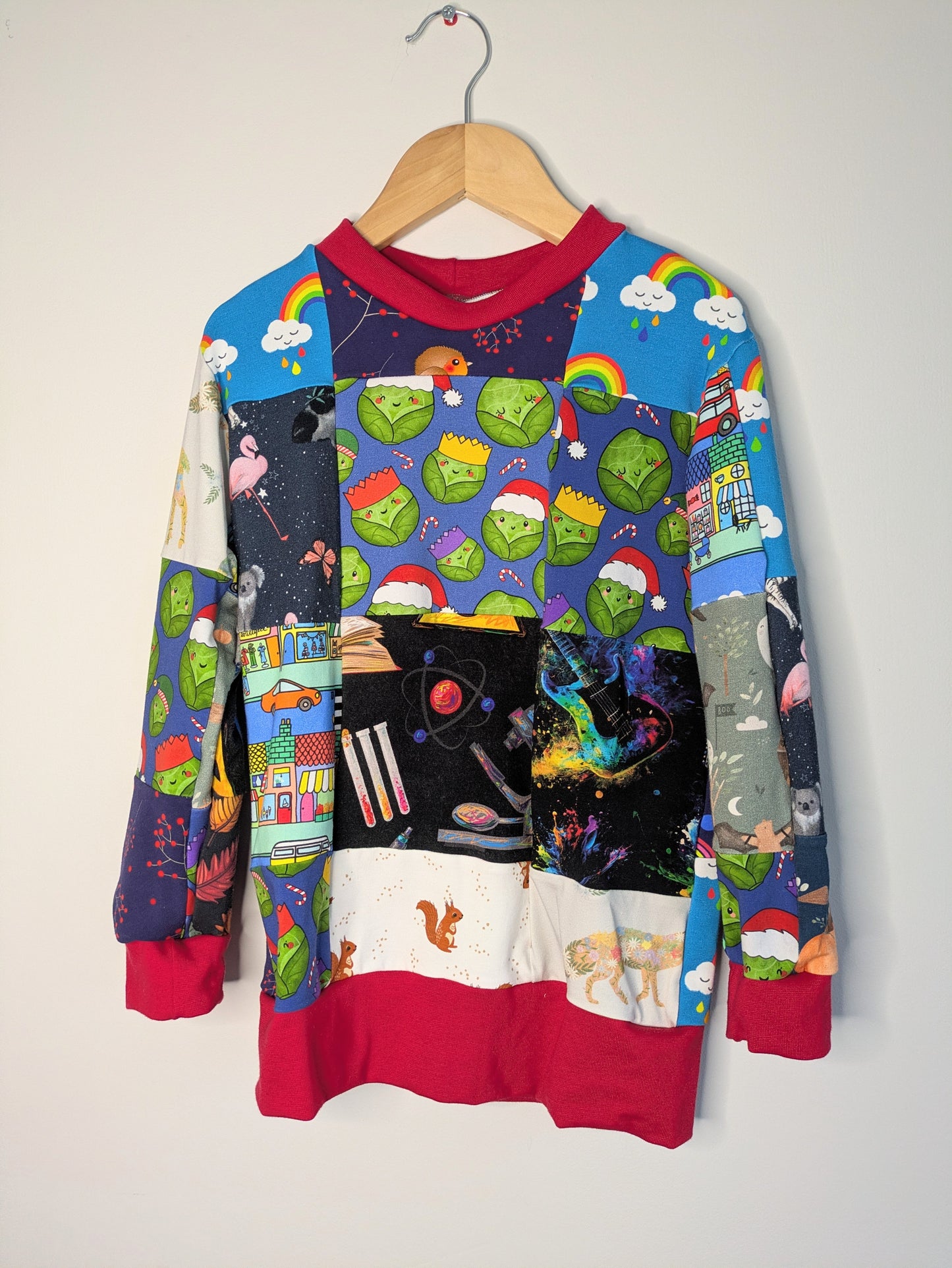 Children's patchwork jumper