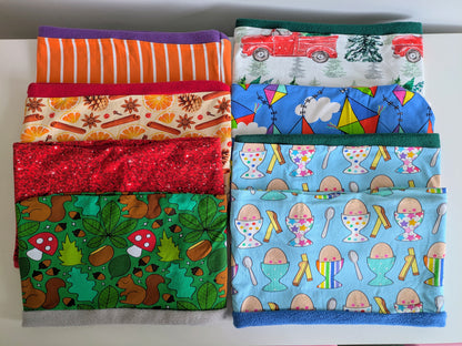 Snuggly fleece snood