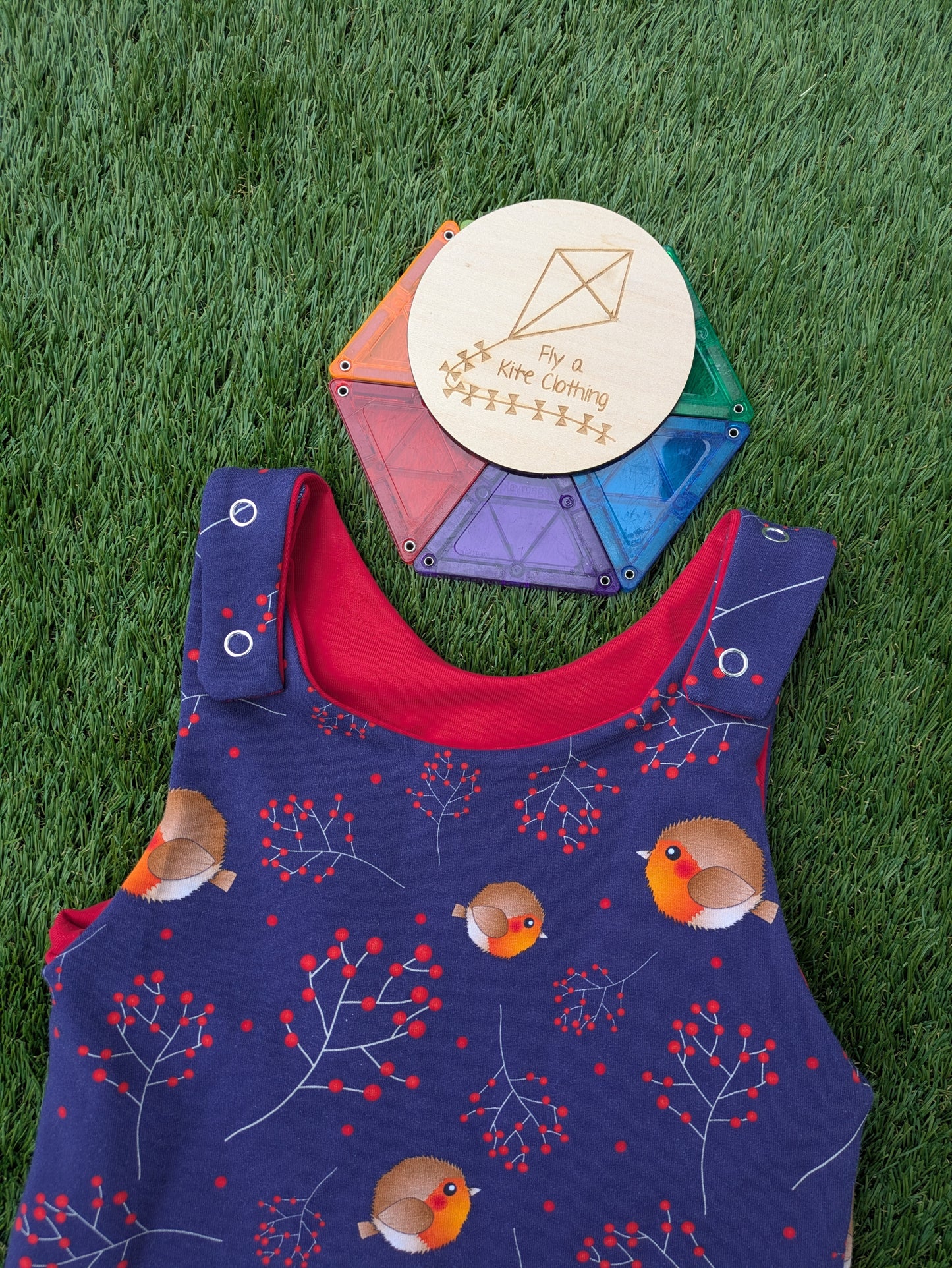 Unisex Grow with me Children's Dungarees - warm fabric!