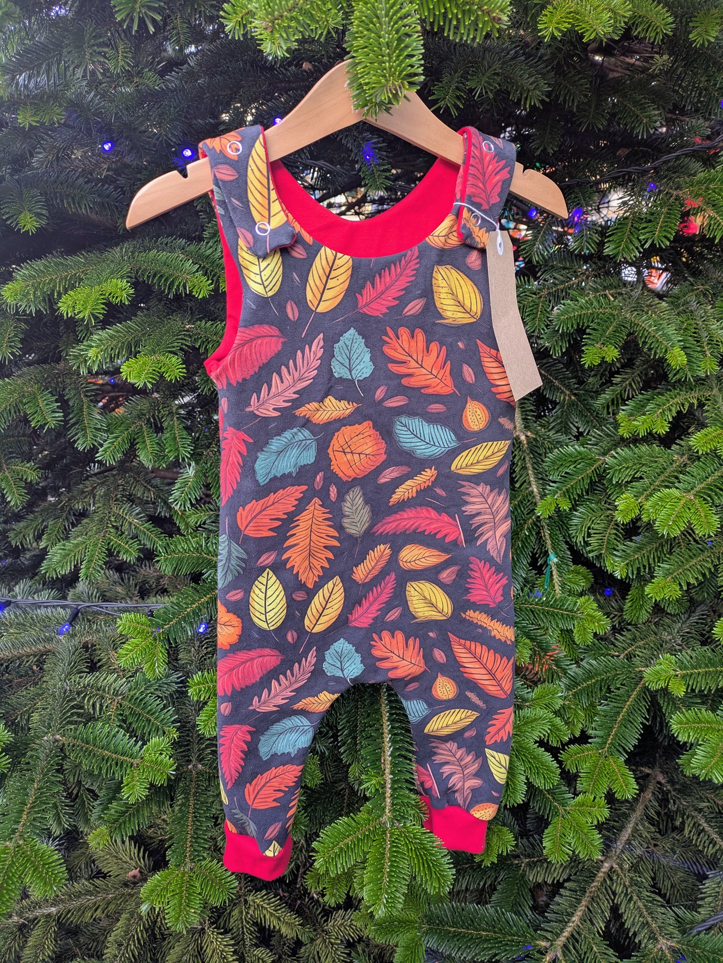 Unisex Grow with me Children's Dungarees - warm brushed