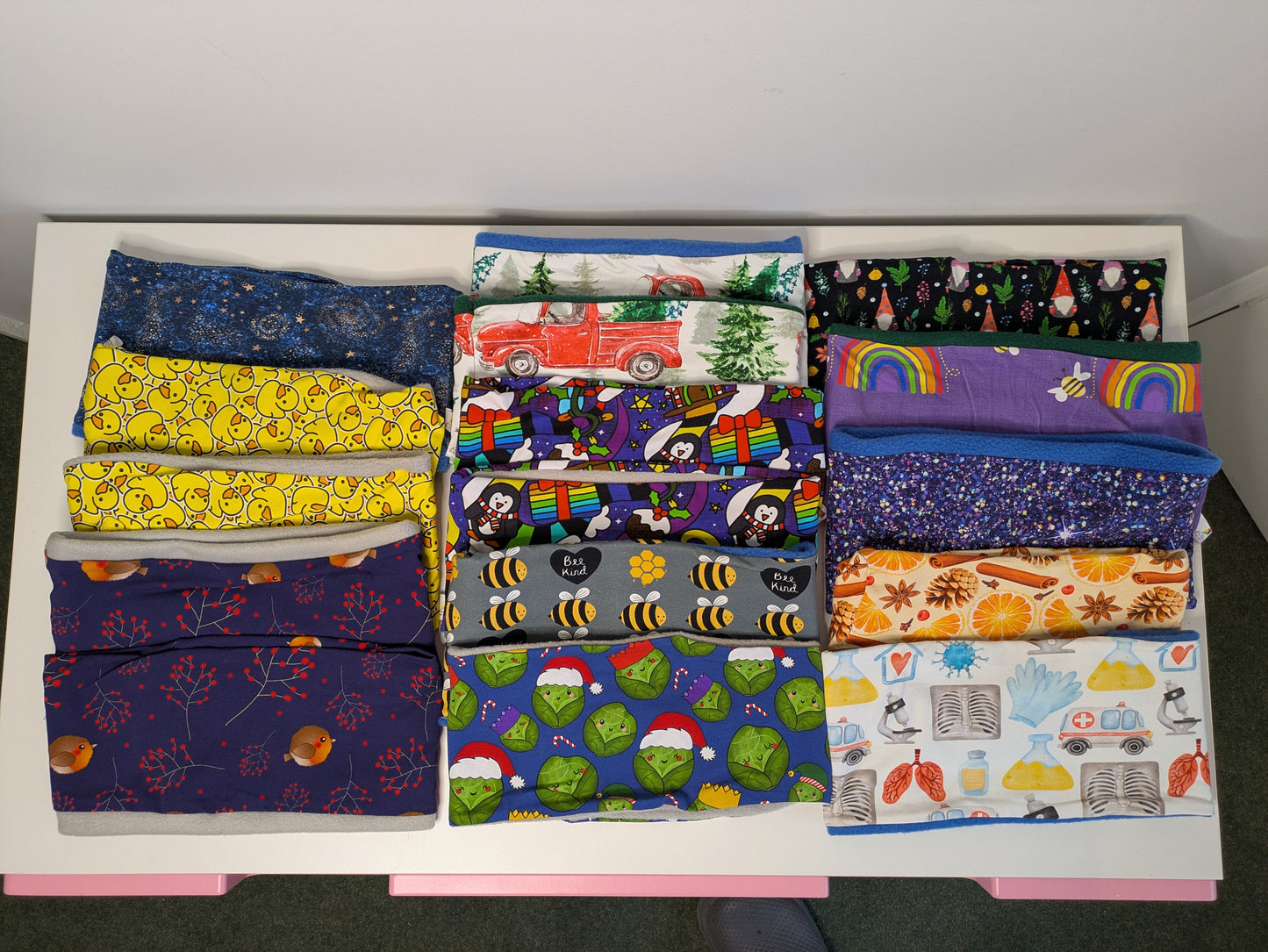 Snuggly fleece snood